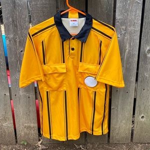 Winners Sportswear Referee Shirt Sleeve Shirt AS Gold/Black